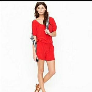 J.Crew silk hammock romper